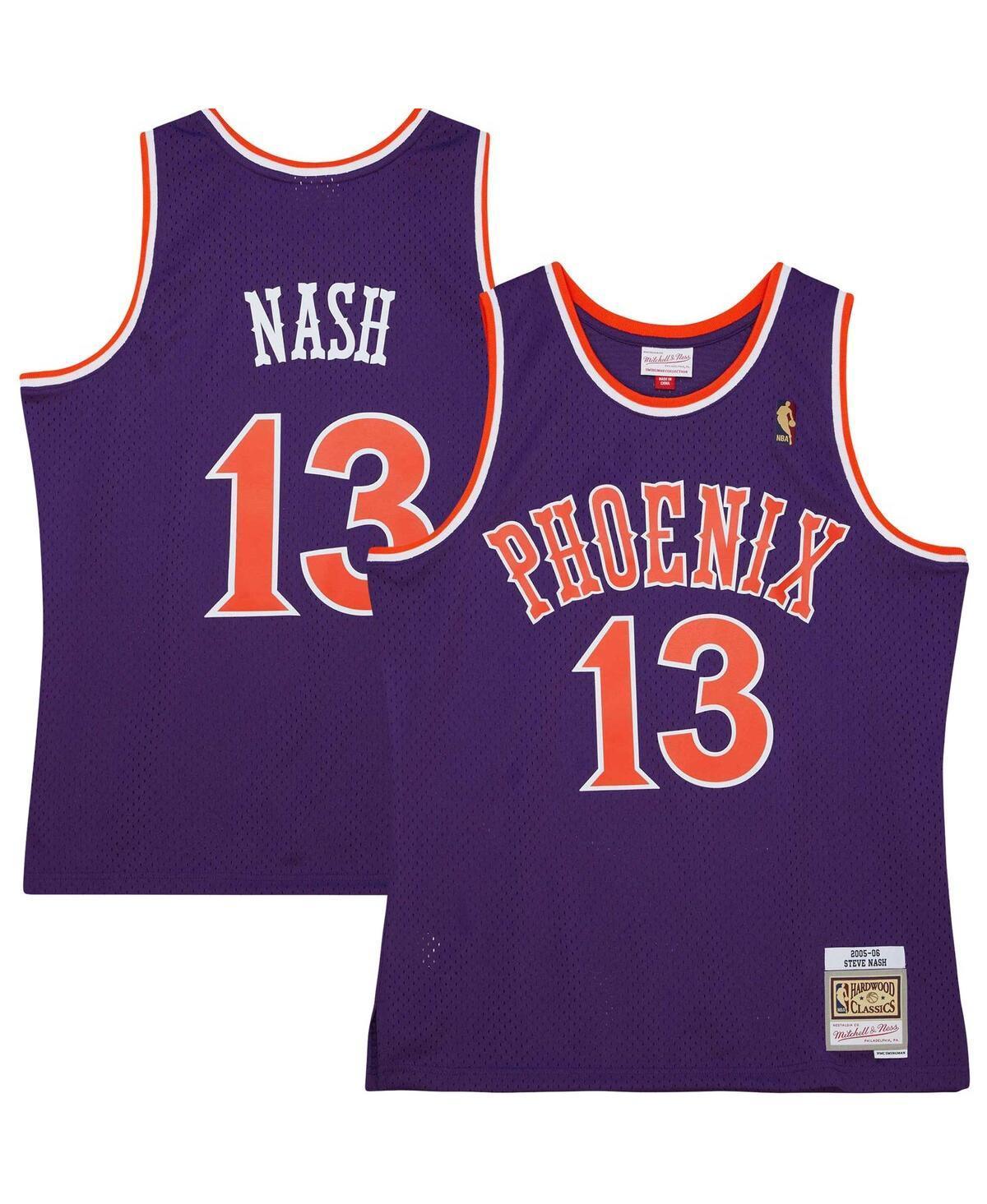 Mens Mitchell & Ness Steve Nash Purple Phoenix Suns 2005/06 Hardwood Classics Swingman Jersey - Purple Product Image