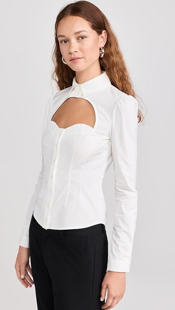 Fleur du Mal Bella Shirt | Shopbop Product Image