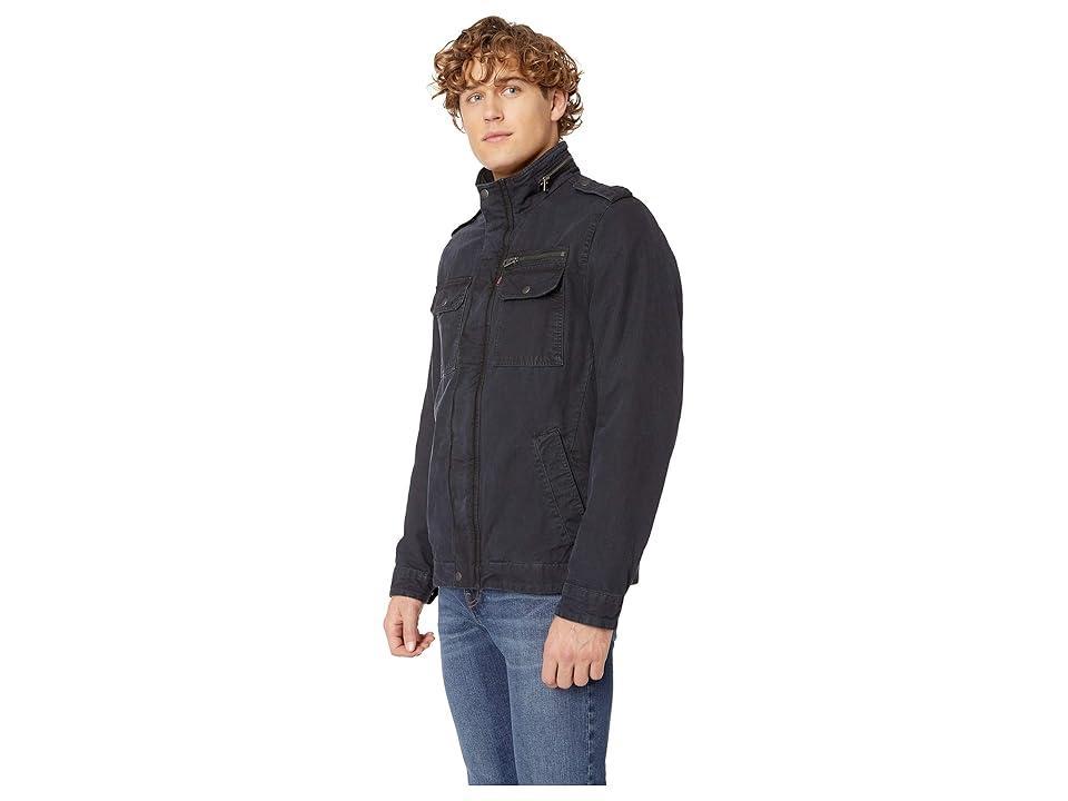 Mens Levis Military Jacket Blue Product Image