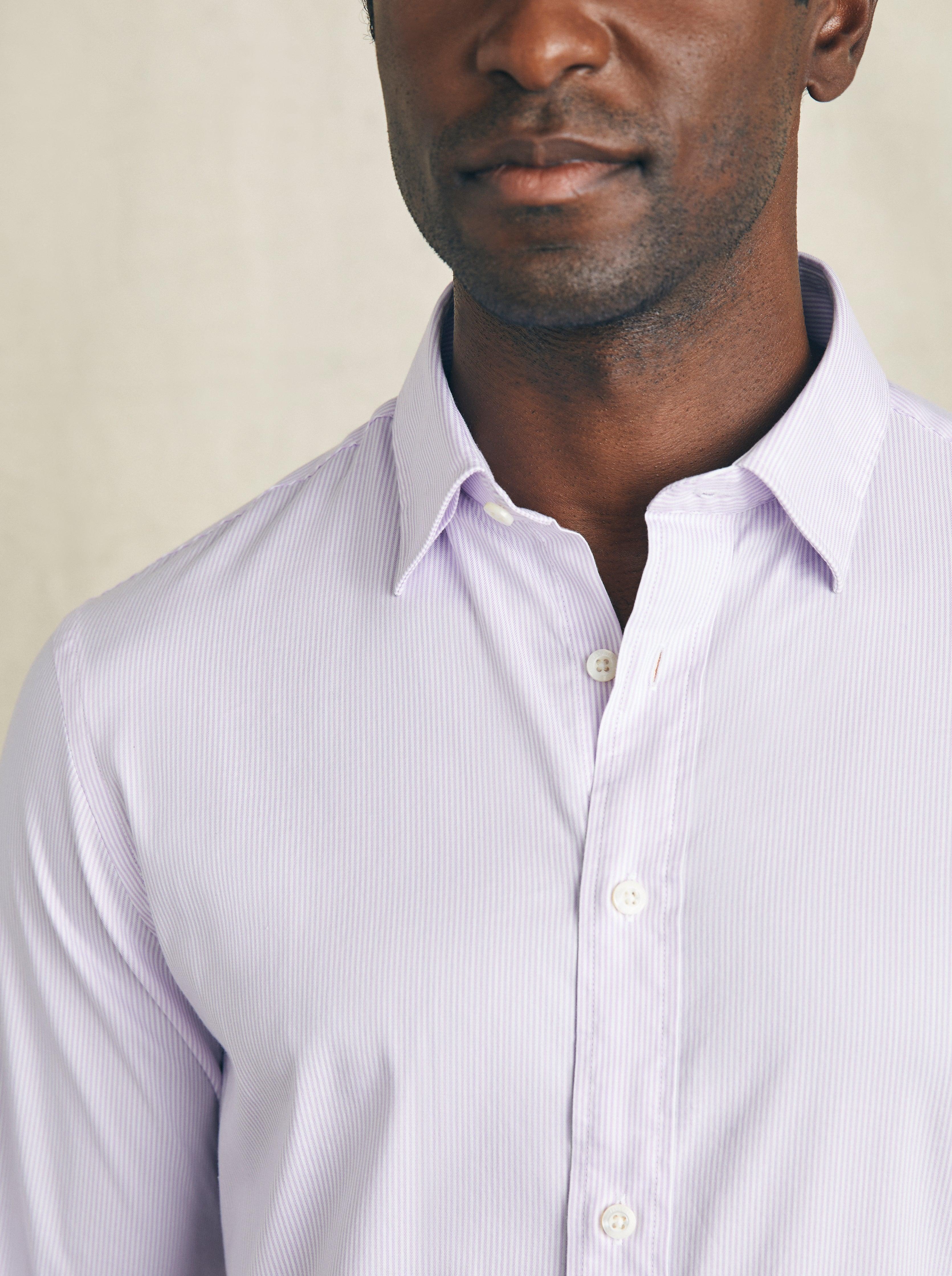 Movement™ Dress Shirt - Lavender Valley Stripe Male Product Image