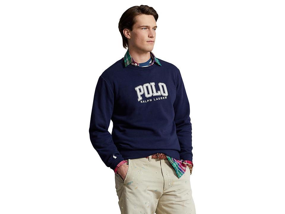 Mens Logo-Embroidered Crewneck Sweatshirt Product Image