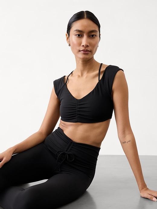 Cinch Built-In Bra Crop Tee Product Image