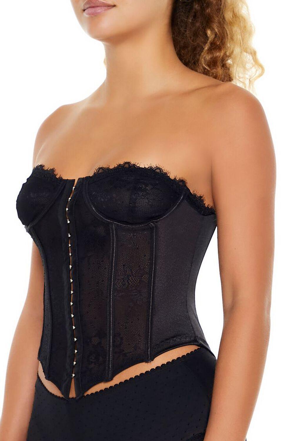 Lace Lingerie Corset Tube Top | Forever 21 Product Image