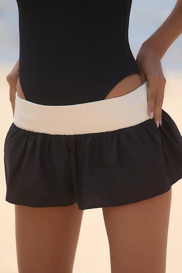 By Anthropologie Colorblock Micro Shorts Product Image