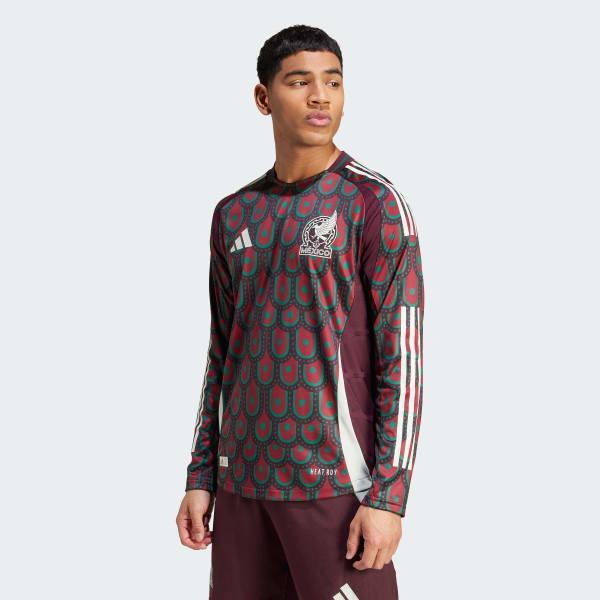 Mexico 24 Long Sleeve Home Authentic Jersey Product Image