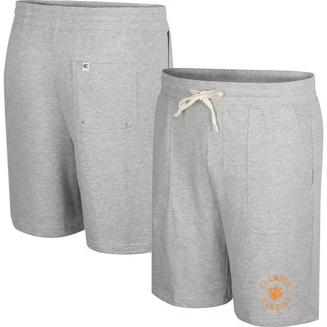 Mens Colosseum Heather Gray Clemson Tigers Love To Hear This Terry Shorts Product Image