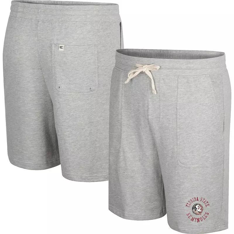 Mens Colosseum Heather Gray Florida State Seminoles Love To Hear This Terry Shorts Product Image