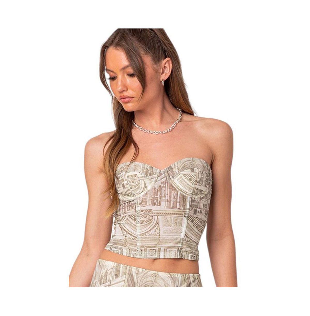 Women's Lionne printed corset top Product Image