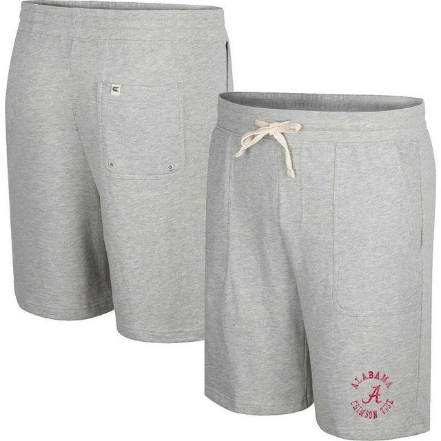 Mens Colosseum Heather Gray Alabama Crimson Tide Love To Hear This Terry Shorts Product Image