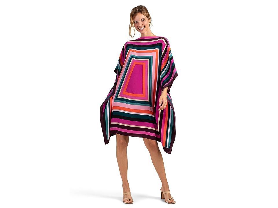 Theodora Silk Caftan Dress Product Image