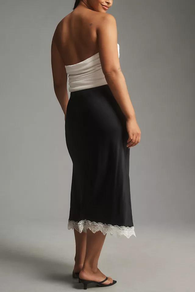 The Tilda Slip Skirt: Lace-Trimmed Edition Product Image