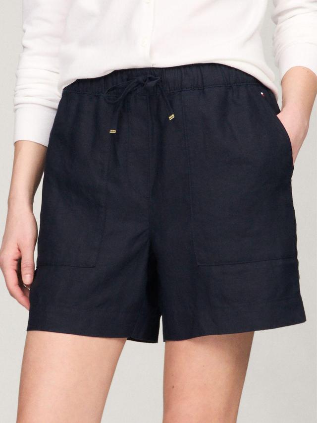 Tommy Hilfiger Women's Solid Linen 5.5" Short Product Image