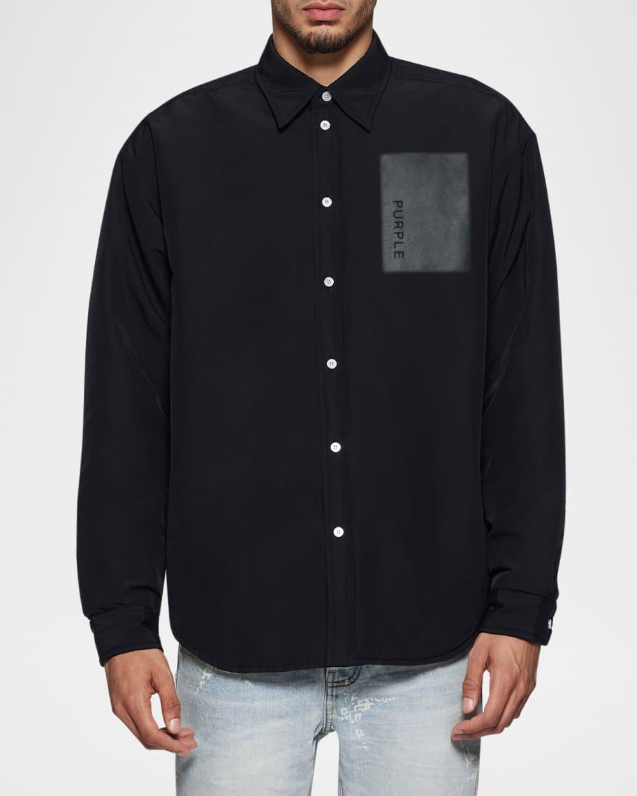 Mens Overshirt with Chest Patch Product Image