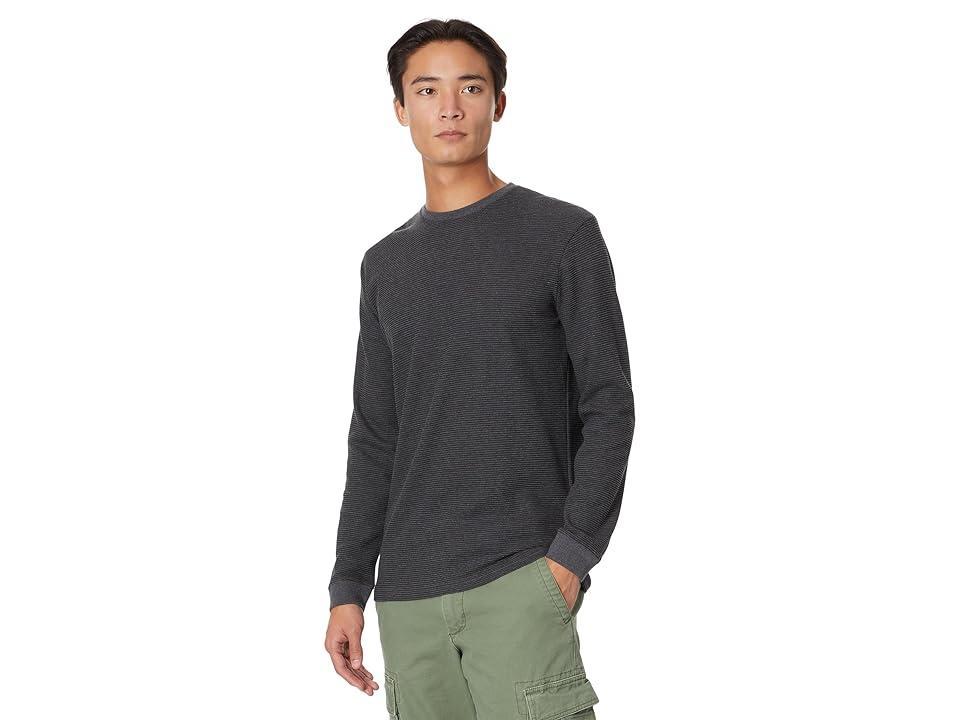 Quiksilver Essential Long Sleeve Thermal (Charcoal Heather) Men's Clothing Product Image