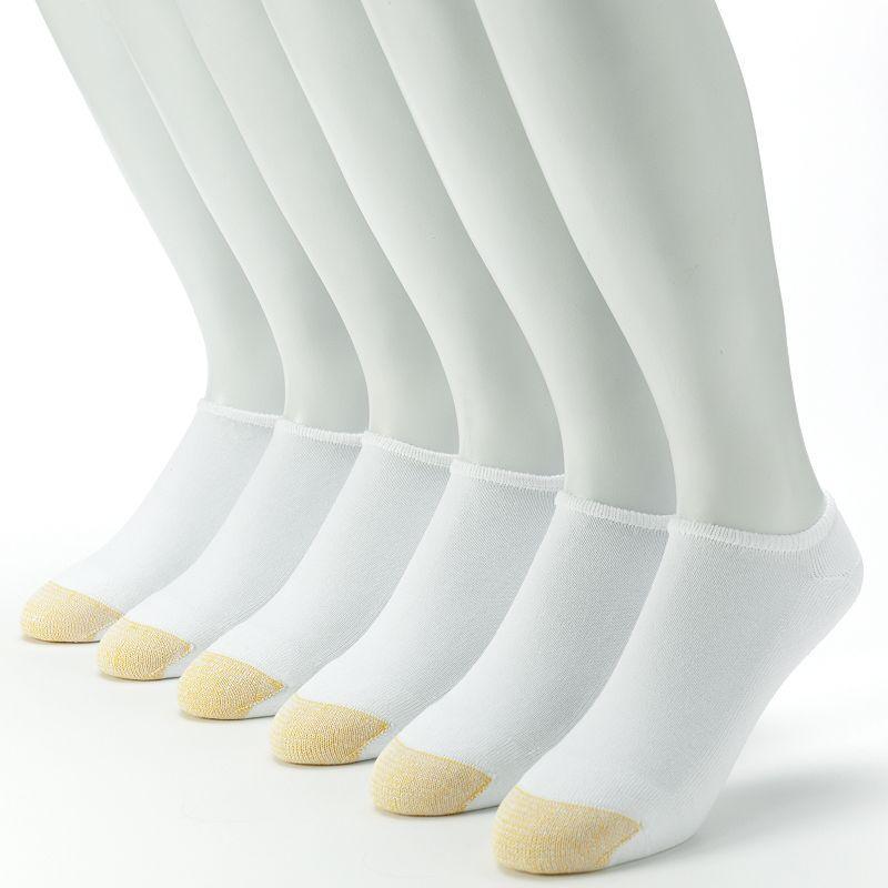 Mens GOLDTOE 6-pack Athletic Cushioned Cotton No Show Socks Product Image