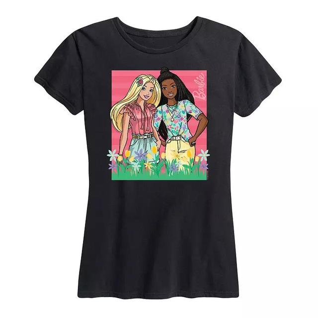 Womens Barbie Spring Easter Brooklyn Graphic Tee Grey Royal Blue Product Image