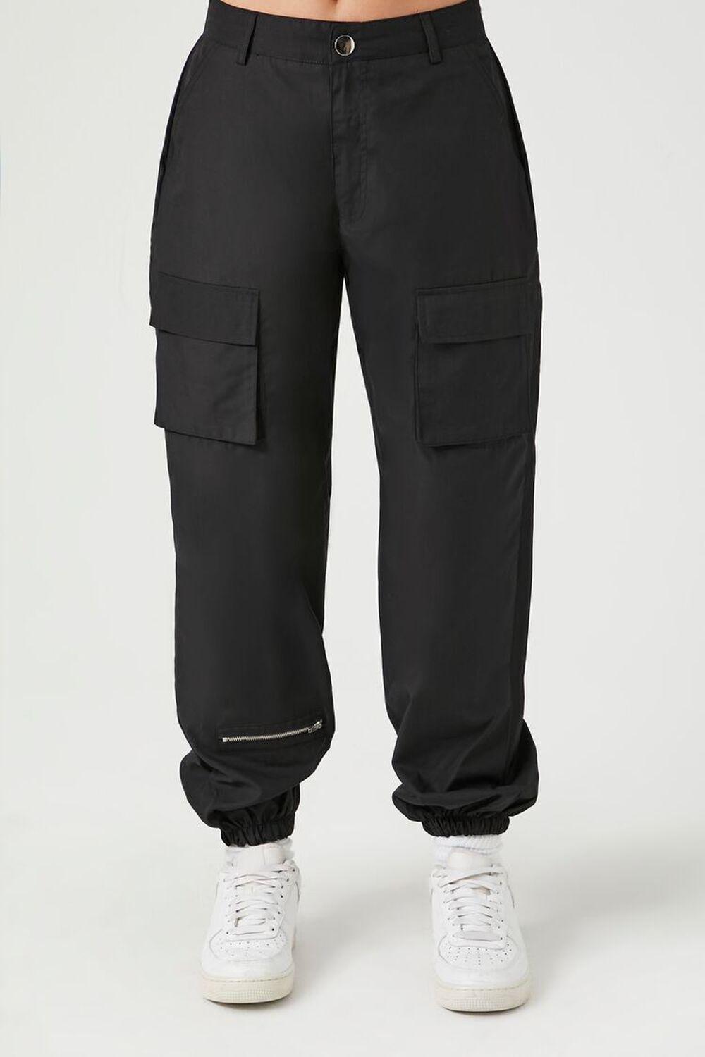 Mid-Rise Cargo Joggers | Forever 21 Product Image