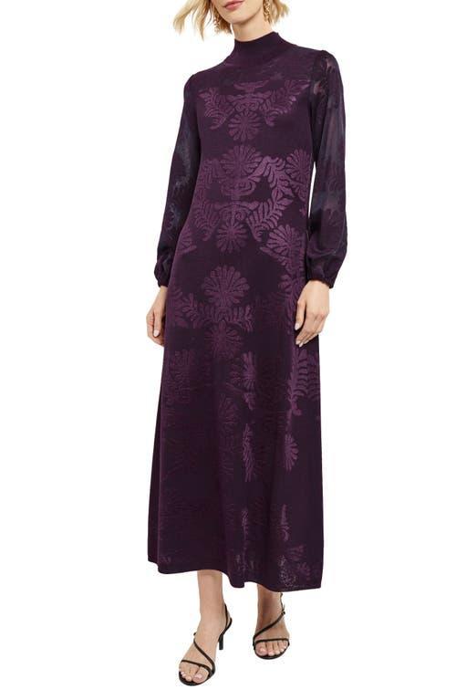 Misook Long Sleeve Burnout Dress Product Image