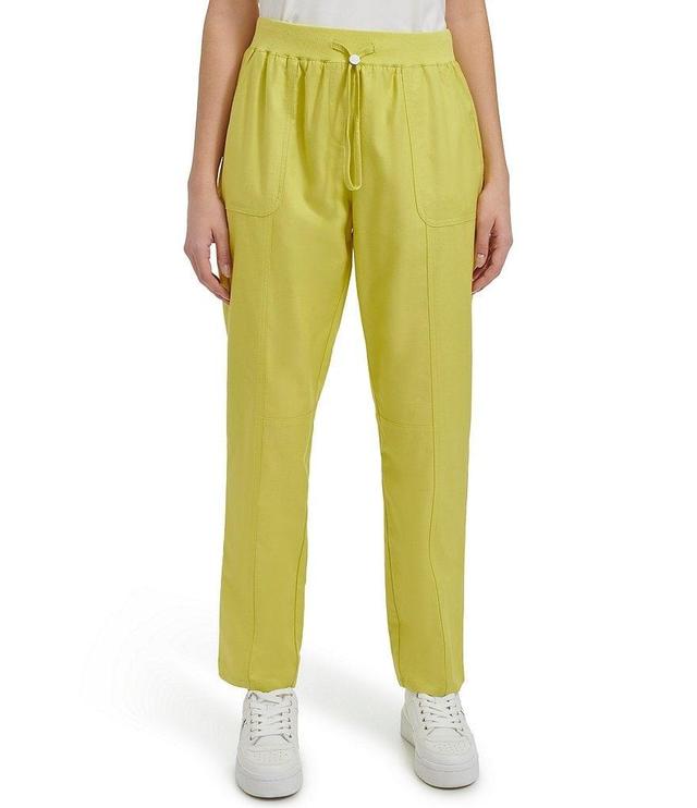 Calvin Klein High Rise Drawstring Front Pant Product Image