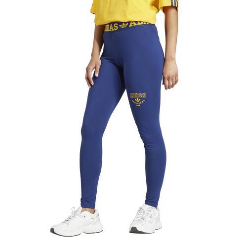 adidas Originals Womens Full Tight - Dark Blue/Orange Product Image