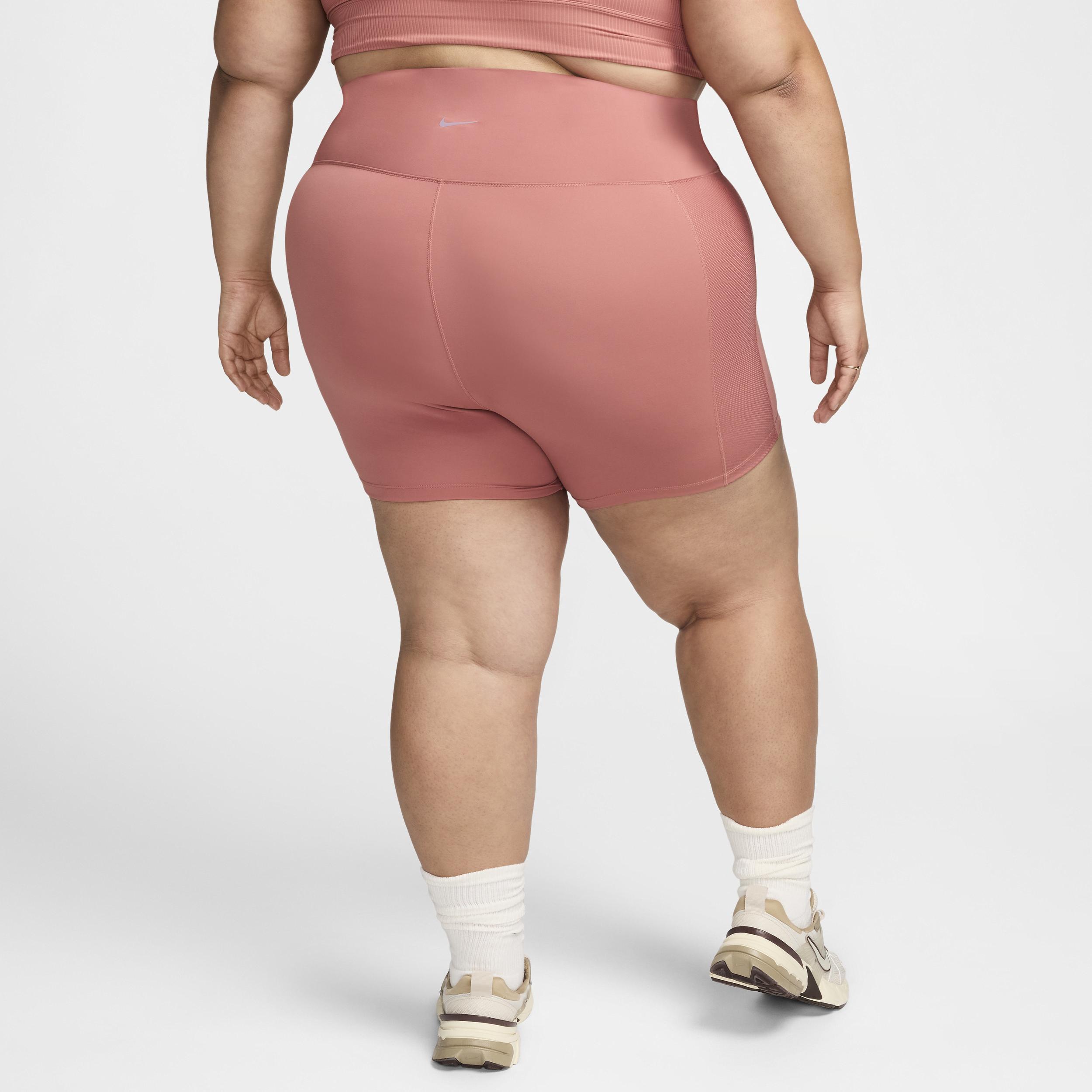 Nike Womens One Wrap High-Waisted 5 Biker Shorts (Plus Size) Product Image