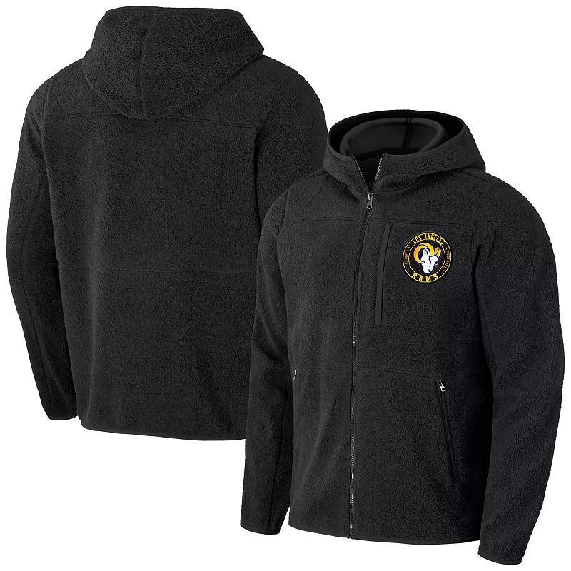 Mens NFL x Darius Rucker Collection by Fanatics  Black Cincinnati Bengals Sherpa Full-Zip Hoodie Product Image