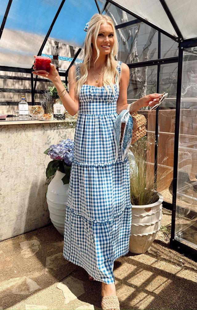 Rosie Dress ~ Blue Bounty Gingham Product Image