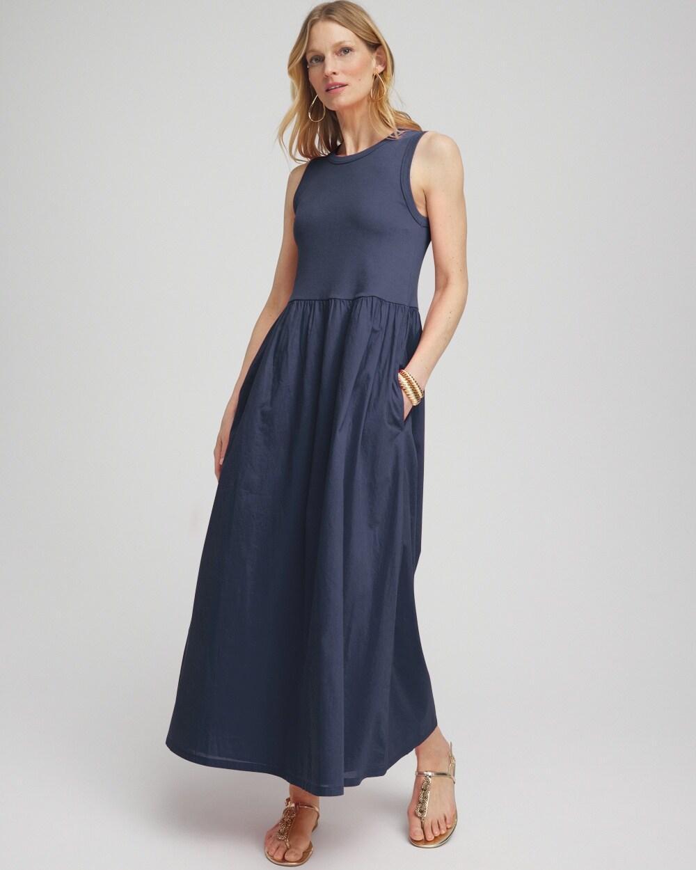 Fit & Flare Tank Maxi Dress Product Image