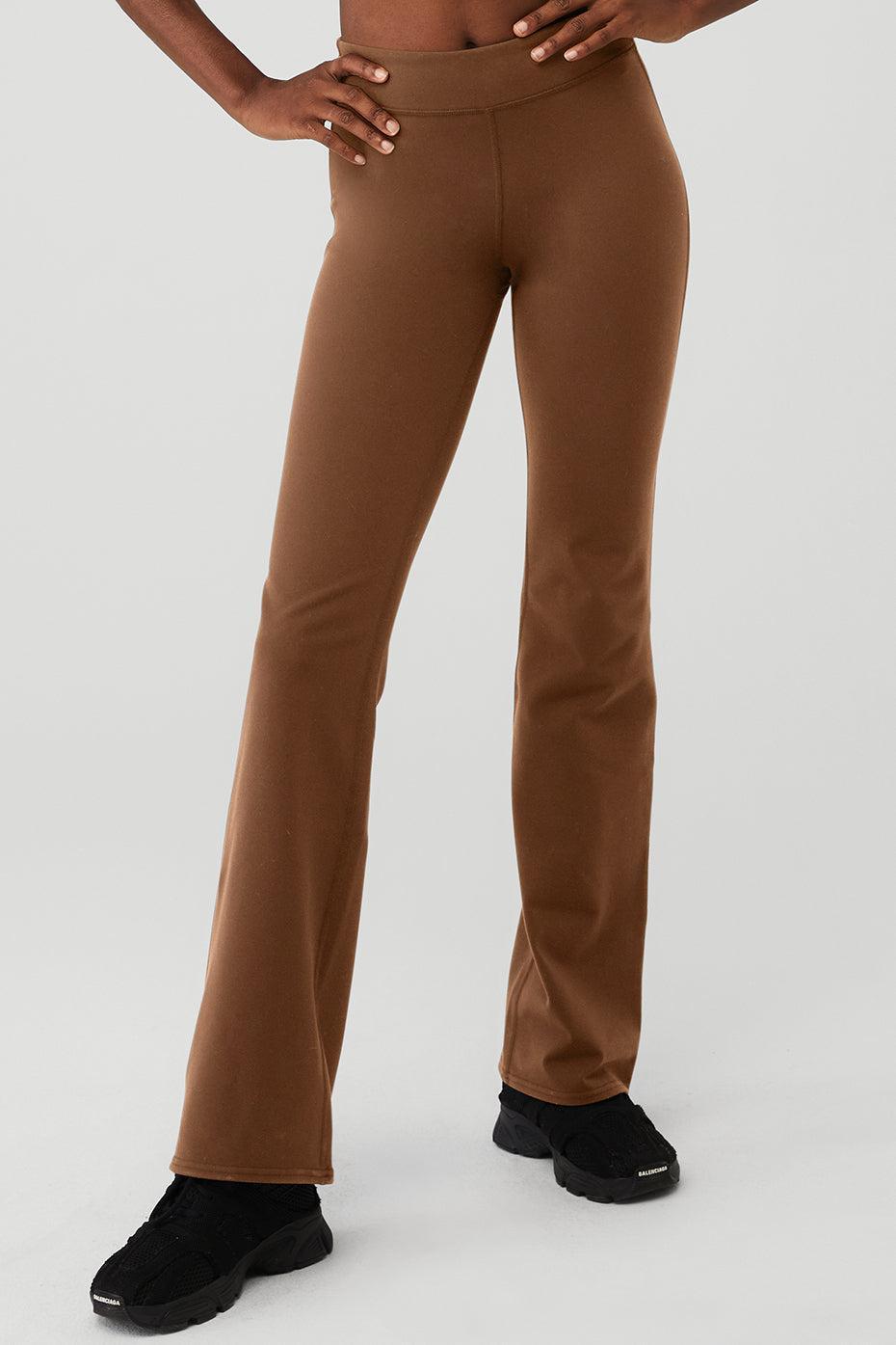 Airbrush Low-Rise Bootcut Legging - Cinnamon Brown Female Product Image