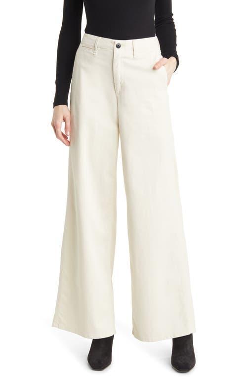 rag & bone Sofie Stretch Cotton Wide Leg Chinos Product Image