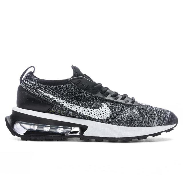 Women's Air Max Flyknit Racer - Black/White Female Product Image