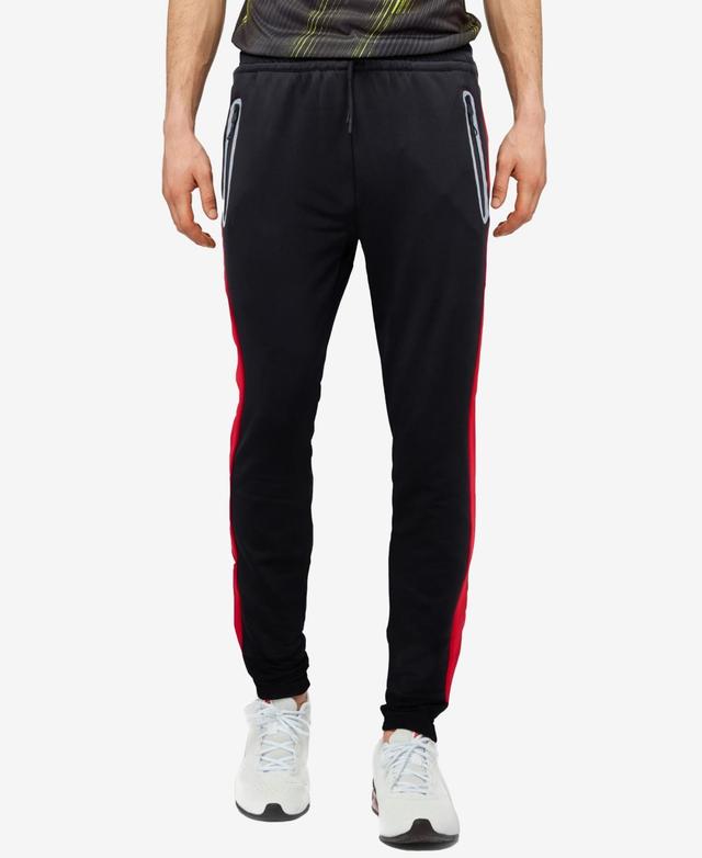 X-Ray Mens Side Stripe Tech Fleece Joggers - Black Product Image