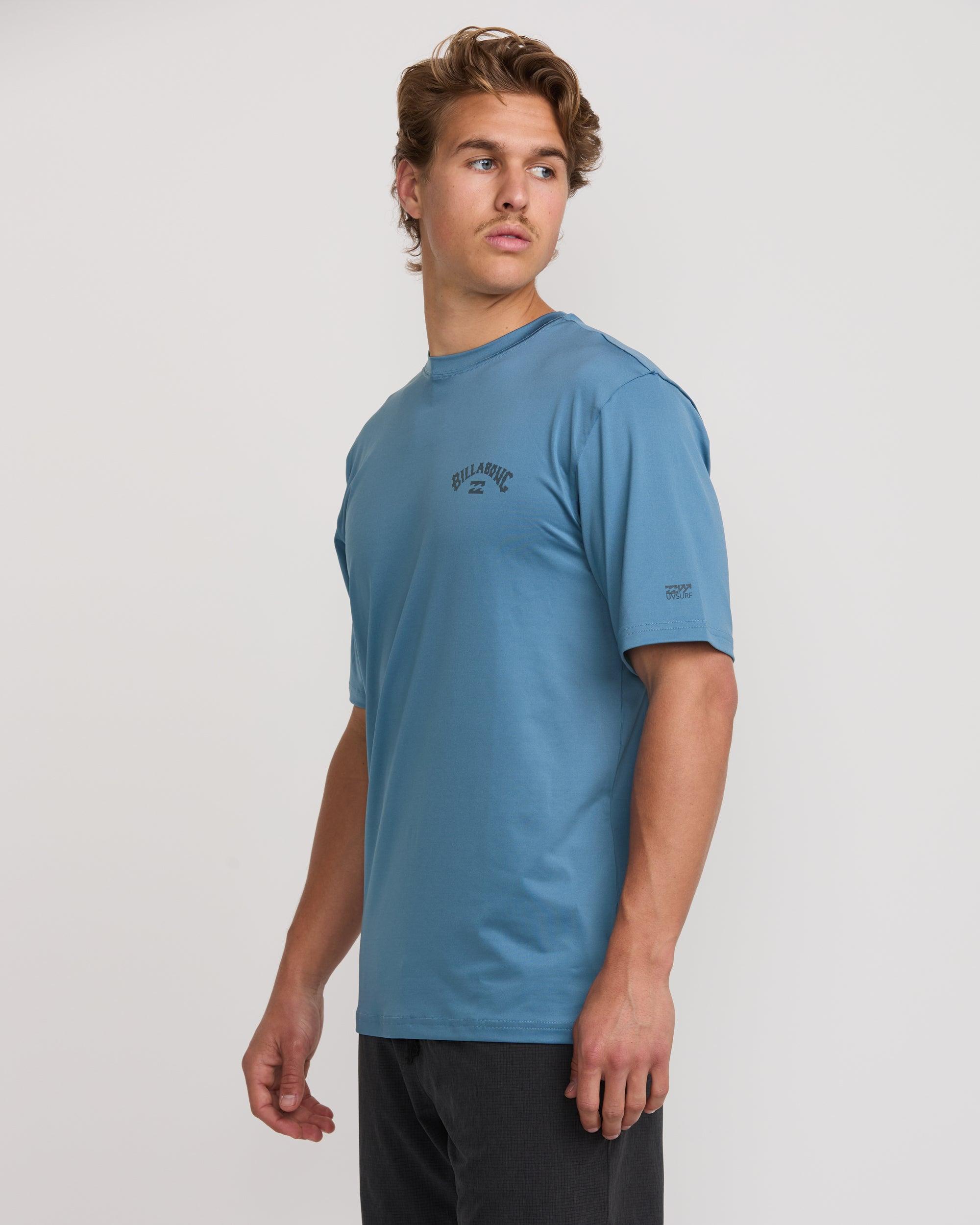 Arch Loose Fit Short Sleeve Surf Tee - Bay Blue Male Product Image