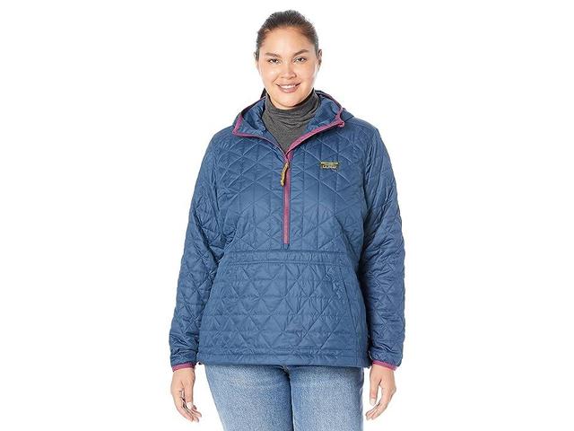 L.L.Bean Plus Size Katahdin Insulated Pullover (Mariner ) Women's Coat Product Image