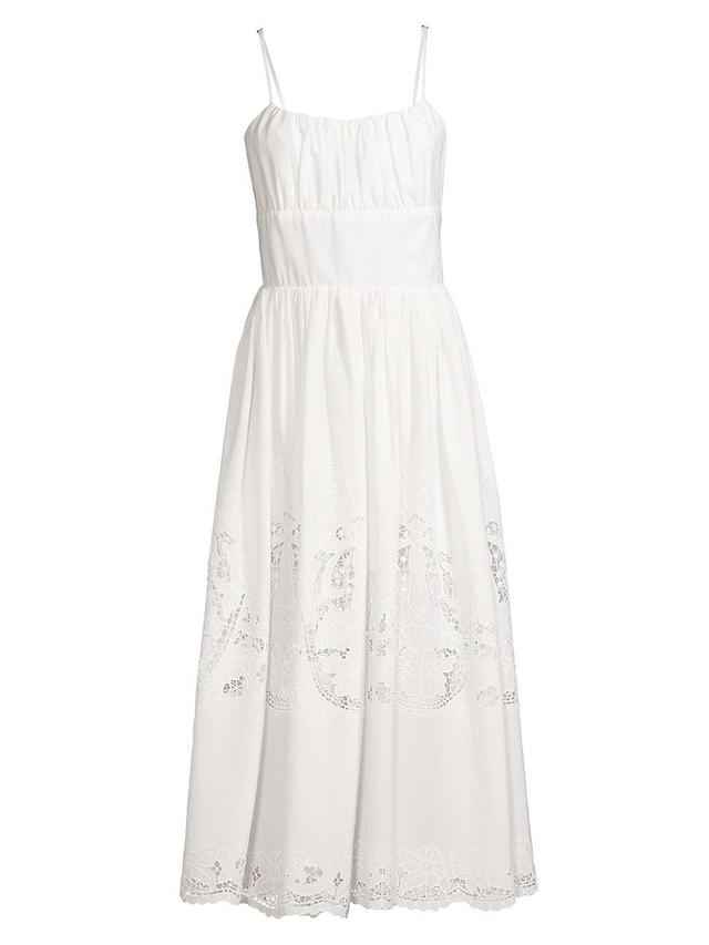 Womens Lucia Sleeveless Eyelet Maxi Dress Product Image