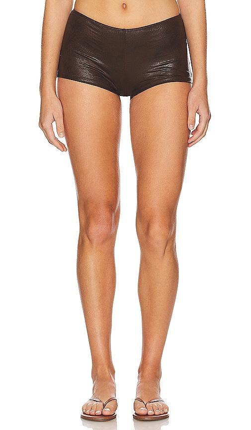 x REVOLVE Basket Leather Short Product Image