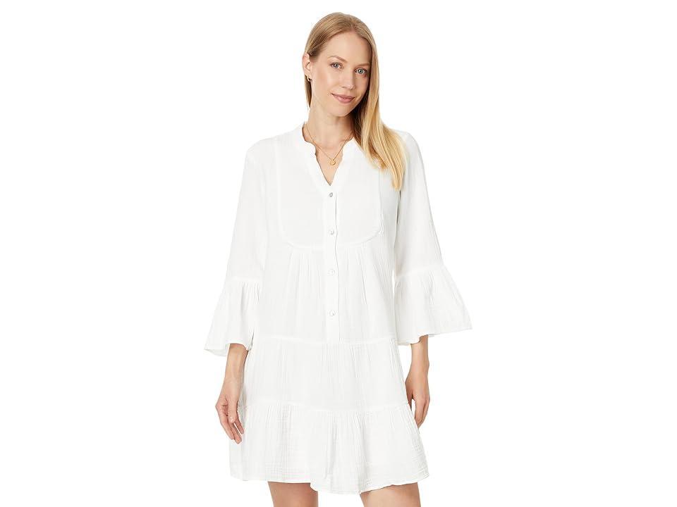 Faherty Kasey Organic Cotton Tiered Dress Product Image