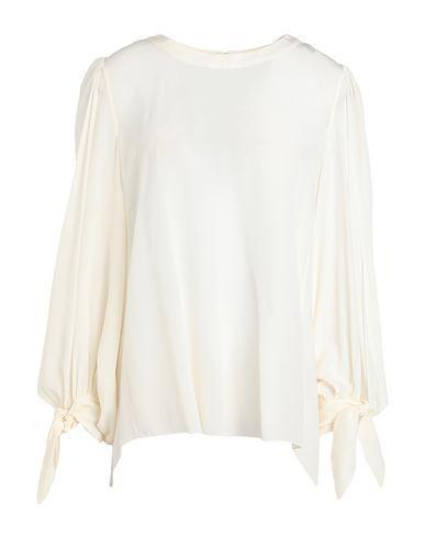 CHLOÉ Woman Top Ivory Size 8 Silk In White Product Image