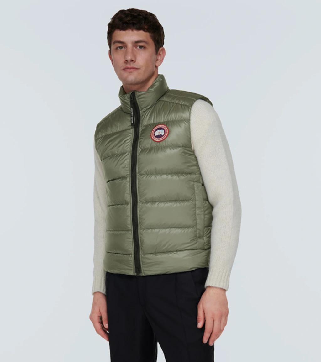 CANADA GOOSE Green Crofton Down Vest In Sage Product Image