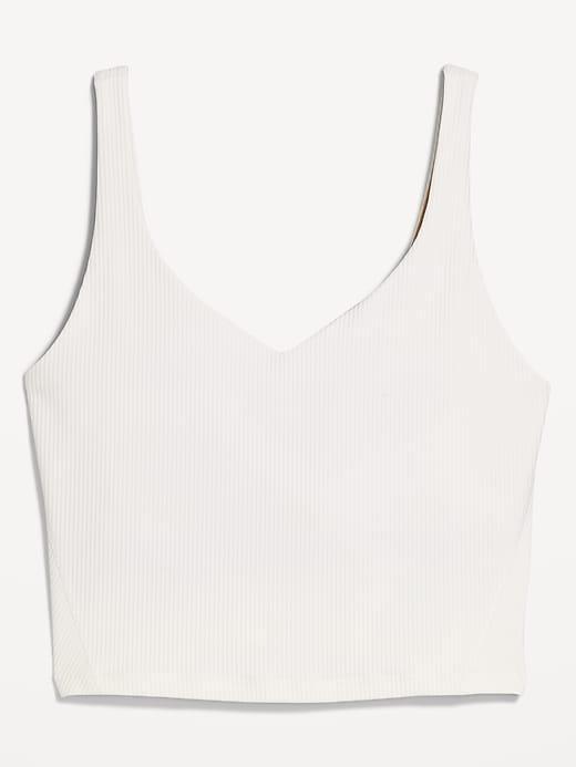 Light Support PowerSoft Ribbed Longline Sports Bra Product Image