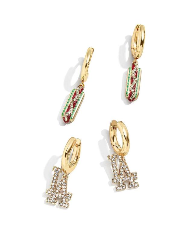 Womens Baublebar Los Angeles Dodgers 2-Pack Earrings Set Product Image