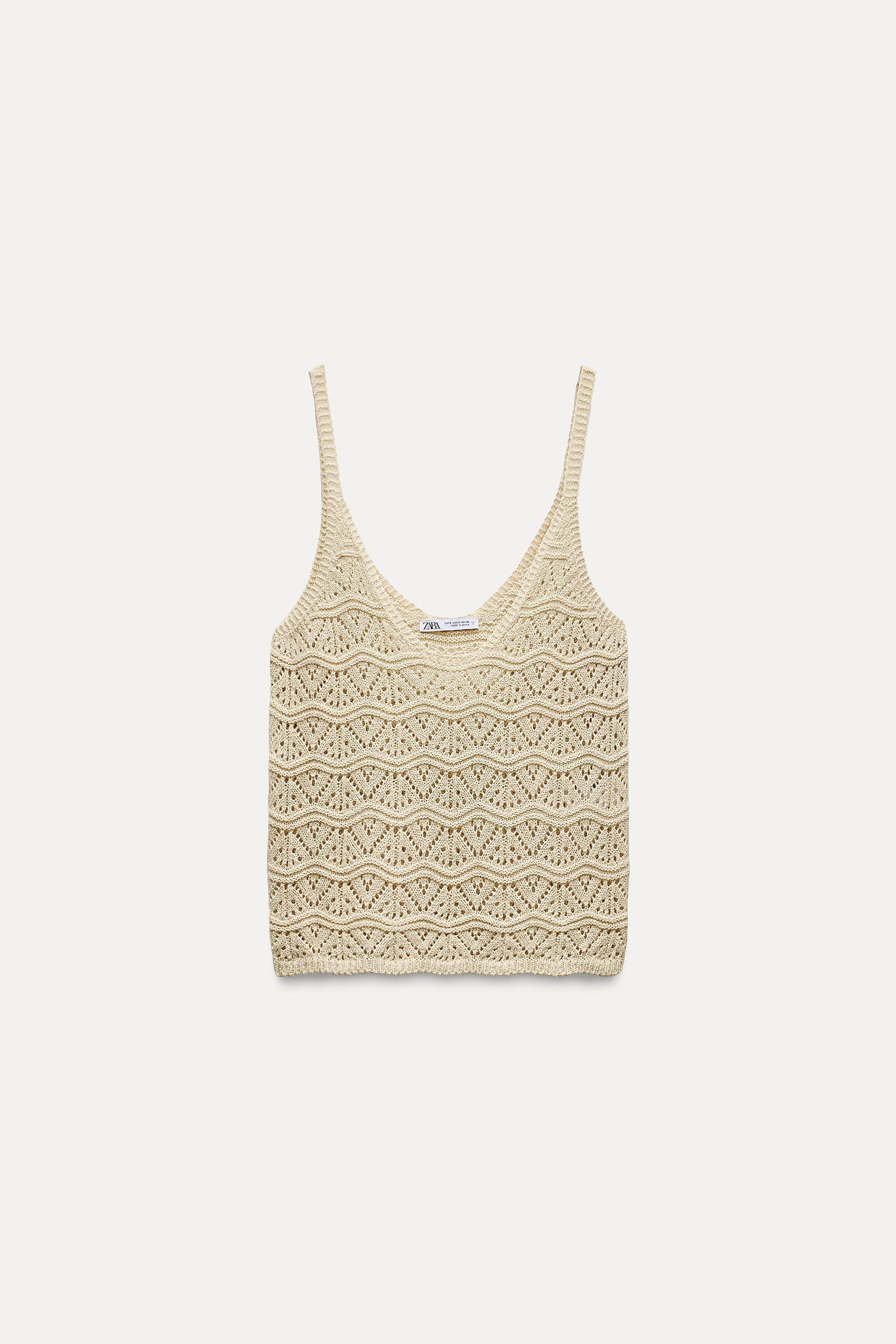 STRAPPY CROCHET TOP Product Image