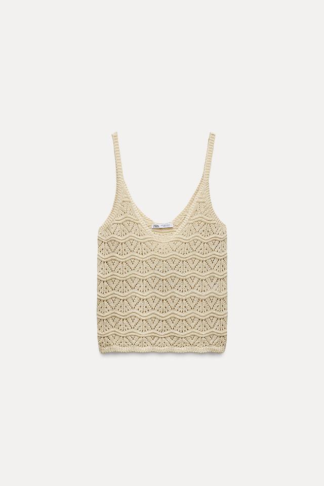 STRAPPY CROCHET TOP Product Image