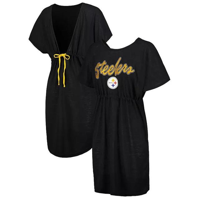 Womens G-III 4Her by Carl Banks Pittsburgh Steelers Versus Swim Cover-Up Product Image