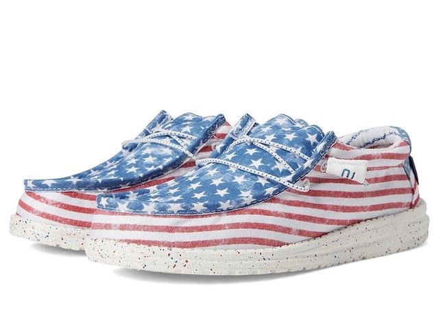 Hey Dude Wally Stars N Stripes (Stars N Stripes) Men's Shoes Product Image