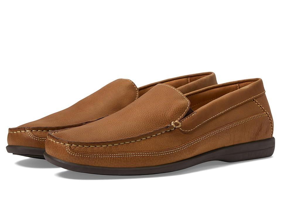 Johnston & Murphy Locklin Venetian (Tan Oiled Full Grain) Men's Shoes Product Image
