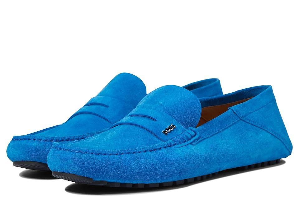 BOSS Driver Moccasins (Poolside Blue) Men's Shoes Product Image