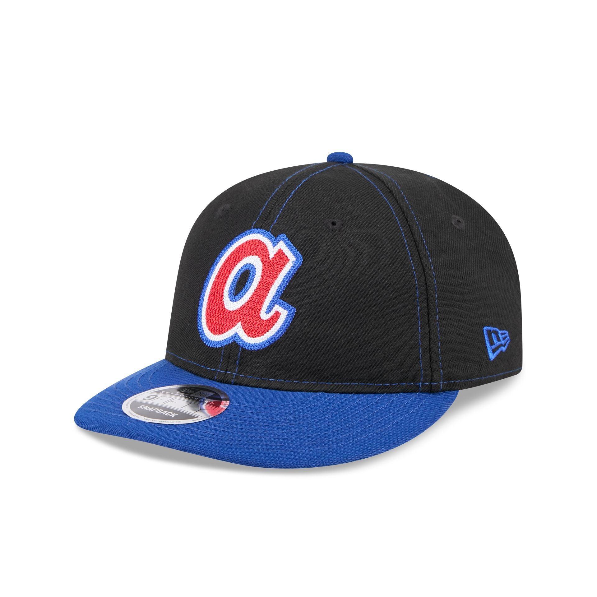 Atlanta Braves Thunder Crown Retro Crown 9FIFTY Snapback Hat Male Product Image