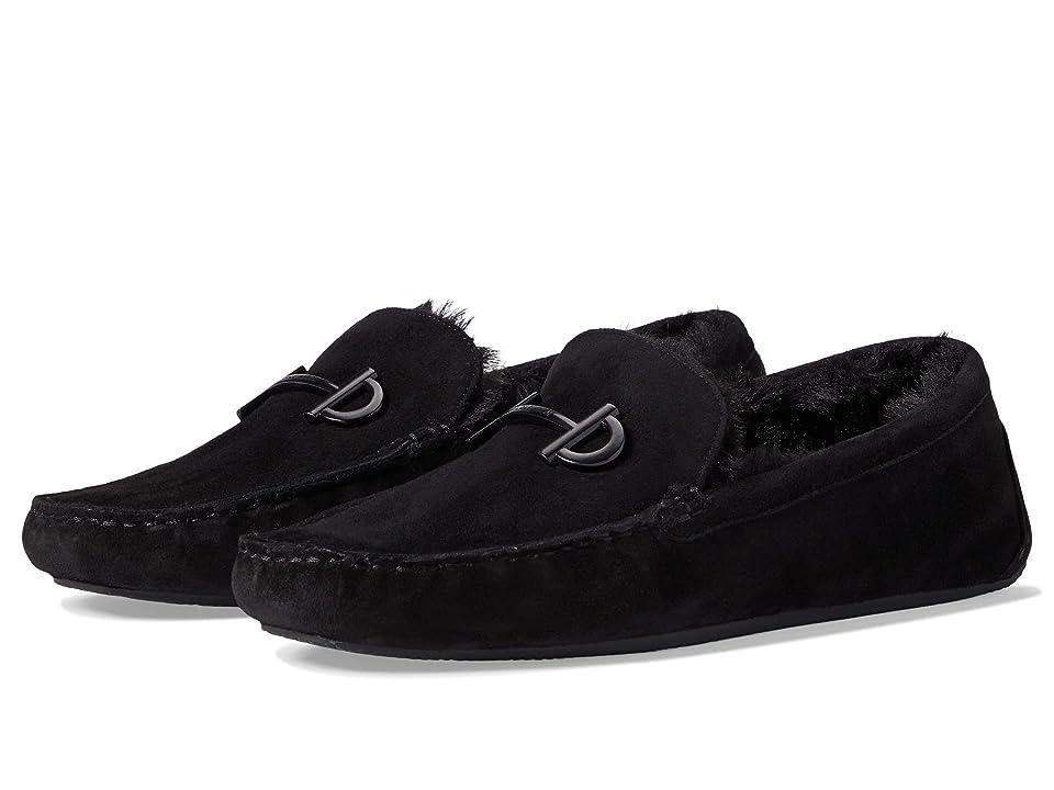 Cole Haan Tully Driver (Black Suede/Black Shearling) Women's Shoes Product Image