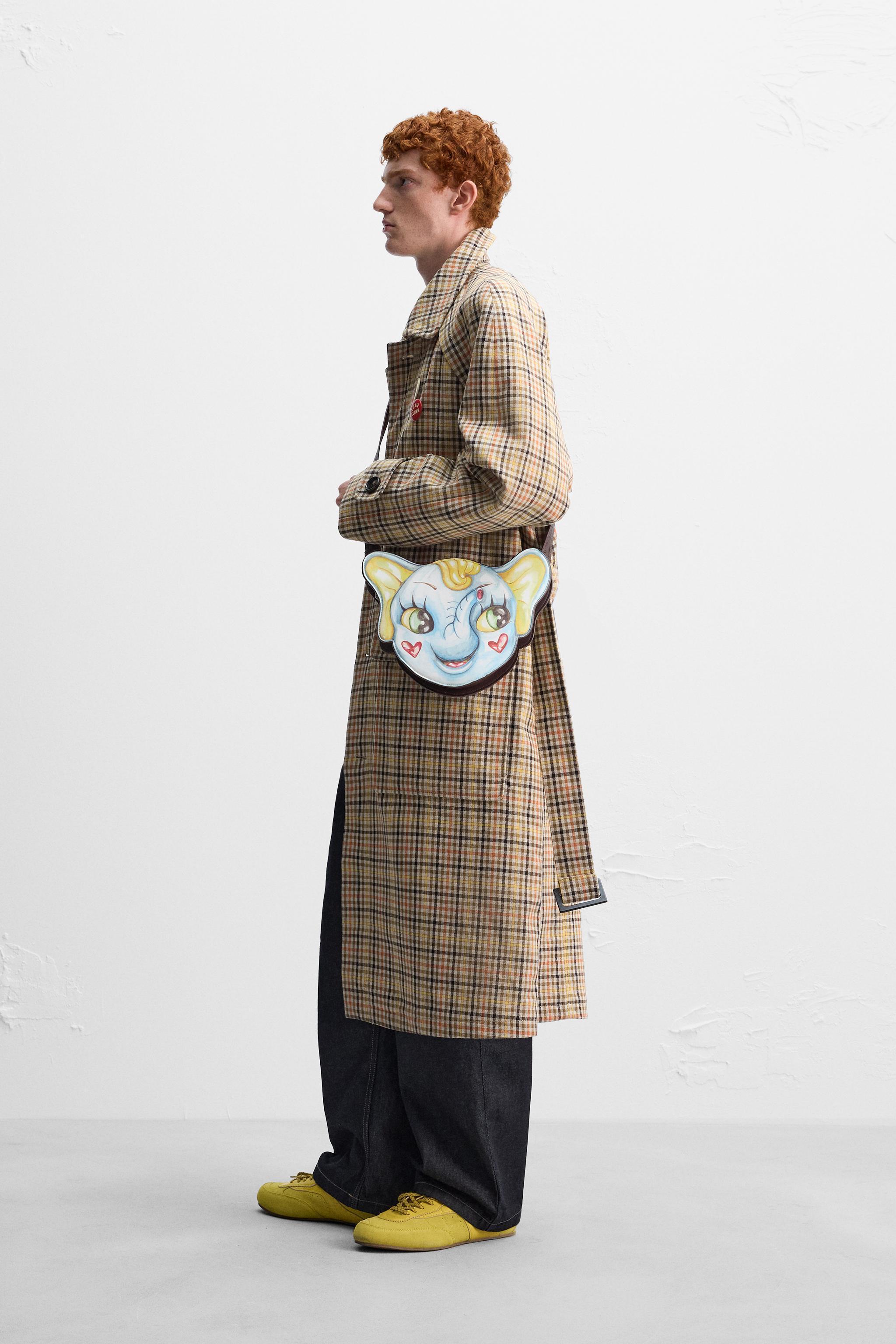 PLAID TRENCH X HARRY LAMBERT Product Image